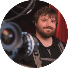 Jared Grove on set